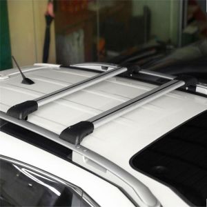 2Pcs 93-99mm Car Roof Rack Cross Bar Luggage Carrier For All Cars Raised Rail